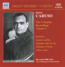 CARUSO - THE COMPLETE RECORDINGS VOL.5
