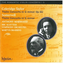 ROMANTIC VIOLIN CONCERTO N°5: COLERIDGE-TAYLOR & SOMERVELL