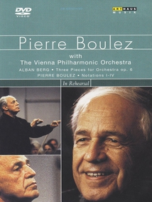 BOULEZ WITH THE VIENNA PHILHARMONIC ORCHESTRA - IN REHEARSAL