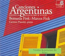 CANCIONES ARGENTINAS (GUASTAVINO/ GIANNEO/ FLEURY/ BUCHARDO/