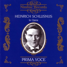 HEINRICH SCHLUSNUS 1888-1952, BARYTON