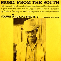 MUSIC FROM THE SOUTH, VOL.3: HORACE SPROTT, VOL.2