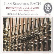 INVENTIONS ET SINFONIES BWV 772-801