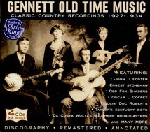 GENNETT OLD TIME MUSIC - CLASSIC COUNTRY RECORDINGS 1927-34