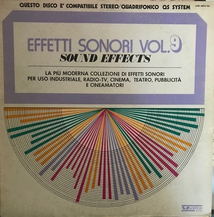 SOUND EFFECTS  9 (EFFETI SONORI VOL.9)