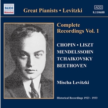 MISCHA LEVITZKI, COMPLETE RECORDINGS VOL.1