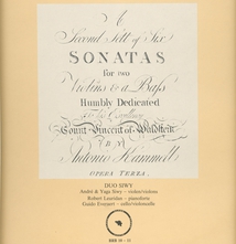 A SECOND SETT OF SIX SONATAS