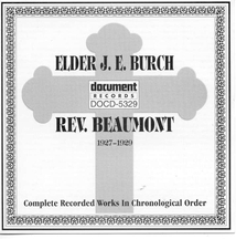 ELDER J.E.BURCH / REV.BEAUMONT 1927-1929