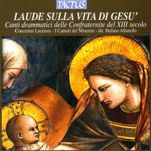 LAUDE SULLA VITA DI GESU (ITALIE 13E SIÈCLE)