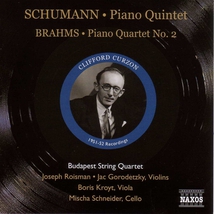 QUINTETTE CLAVIER OP.44 (+ BRAHMS:QUATUOR CLAVIER N°2 OP.26)