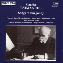 SONGS OF BURGUNDY (CHANSONS DE BOURGOGNE)