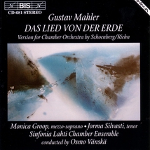 DAS LIED VON DER ERDE (VERSION ORCH.CHAMBRE)