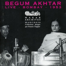 BEGUM AKHTAR LIVE, BOMBAY 1953