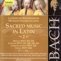 MESSES BREVES BWV 235-236 / SANCTUS BWV 237-238,240-241 /...