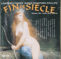 FIN DE SIECLE, MUSIC FOR VIOLA AND PIANO