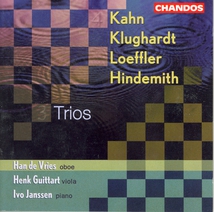 TRIO ALTO HEKELPHONE PIANO (+ KAHN, LOEFFLER, KLUGHARDT)