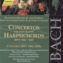CONCERTO POUR 3 ET 4 CLAVECINS BWV 1063-1065 /...