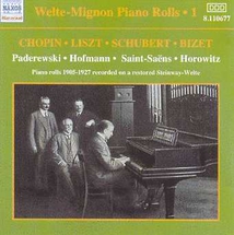 WELTE-MIGNON PIANO ROLLS 1905-1927- VOL.1