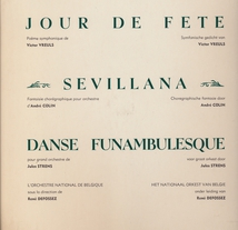 JOUR DE FETE (+ COLLIN: SEVILLANA ; STRENS: DANSE)