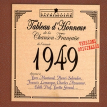 TABLEAU D'HONNEUR DE LA CHANSON FRANCAISE 1949