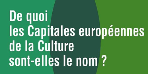 Journée d'étude : Capitales européennes de la Culture