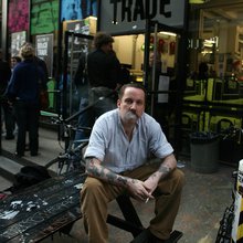 Andrew Weatherall at Rough Trade East - photo creative commons Spencer Hickman