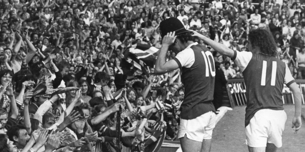 Arsenal FC à Highbury en août 1974
