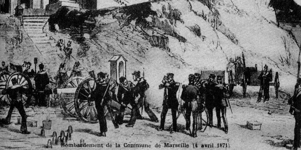 Bombardement de la Commune de Marseille le 4 avril 1871