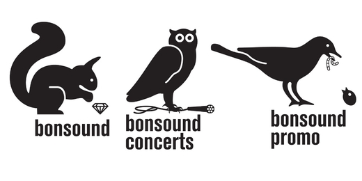label Bonsound - trois logos