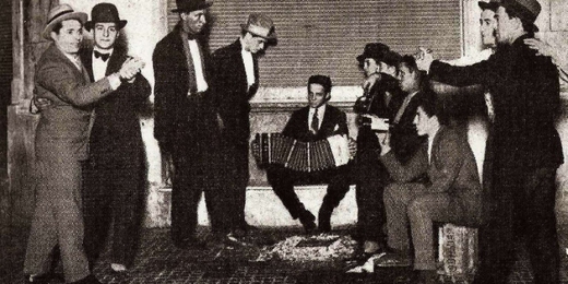 Buenos Aires - hommes dansant le tango