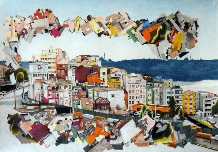 Clara Fanise - Istanbul_réaliste_abstrait