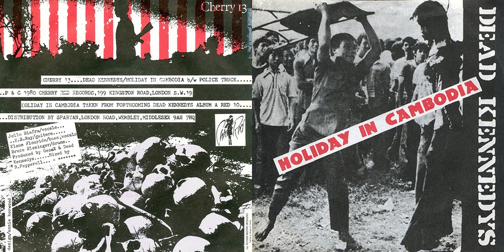 Dead Kennedys - Holiday in Cambodia - sleeve back front