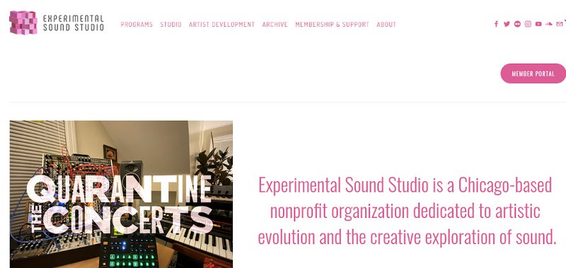 Experimental Sound Studio - Quarantine concerts 2020