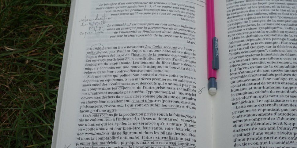 Grégoire Chamayou - La Société ingouvernable (ed. La Fabrique) - page annotée