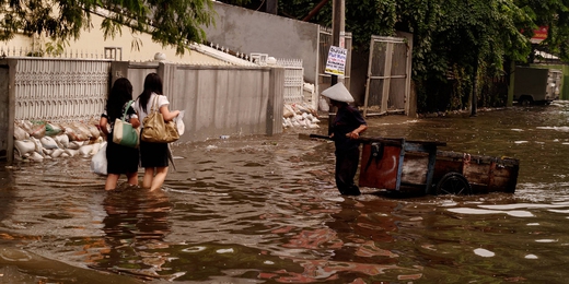 Jakarta sous eau - photo Seika - creative commons