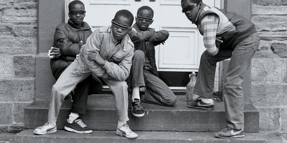 Jamel Shabazz - jeunes garçons à Flatbush, Brooklyn  - 1980
