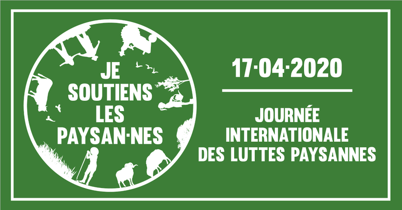 #JeSoutiensLesPaysanNEs, 17 avril 2020 - visuel