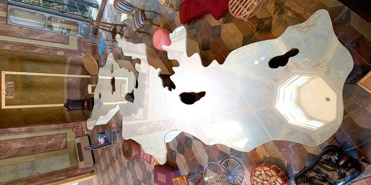 Love the difference – Mar Mediterraneo, Michelangelo Pistoletto, 2003-2007 © Michelangelo Pistoletto CNAP photo Galerie of Marseille - Du son sur tes tartines