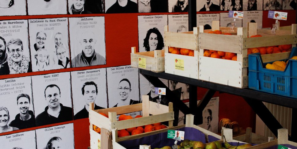 Paysans-Artisans - un espace "circuit-court" à Namur - photo Frédérique Muller