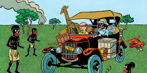 Pappa in Afrika - Anton Kannemeyer - (c) La Cinquième Couche