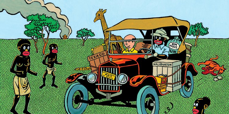Pappa in Afrika - Anton Kannemeyer - (c) La Cinquième Couche