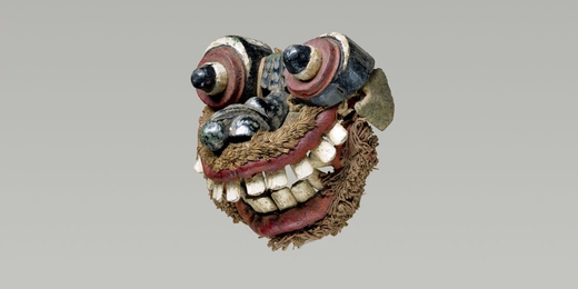Masque d'exorcisme (Tovil), Sri-Lanka (Musée du Quai Branly)