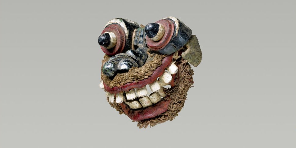 Masque d'exorcisme (Tovil), Sri-Lanka (Musée du Quai Branly)