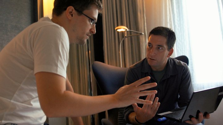 Edward Snowden et Glenn Greenwald