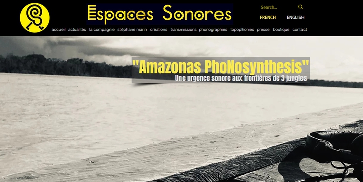 Stéphane Marin : "Amazonas PhoNosynthesis" - capture d'écran