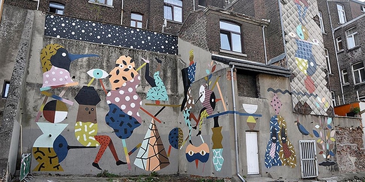 Street art Hell'O Monsters Liège