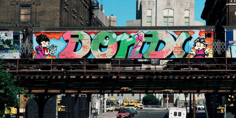 Style Wars (Tony Silver) - train peint par DONDI
