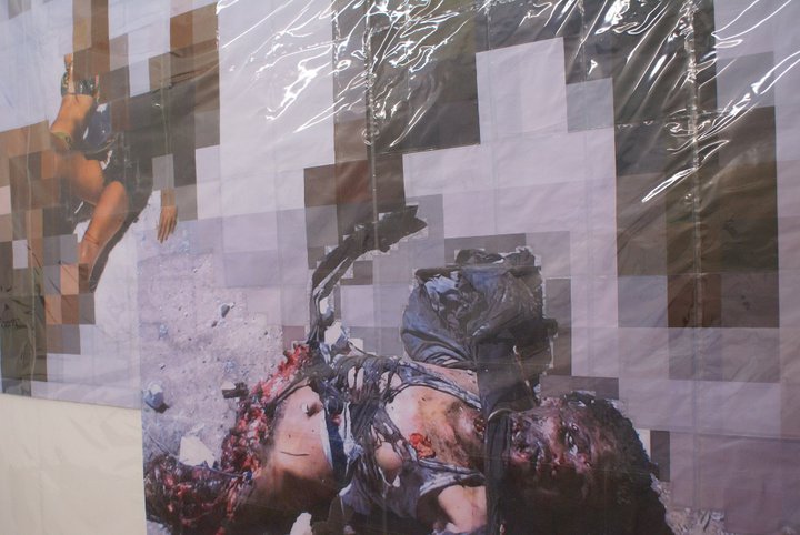 Thomas Hirschhorn - Pixel-Collage - Le Musée absent - Wiels - 2