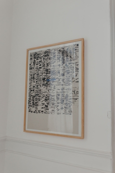 Pierre Buraglio, Memento épigraphe, WHAT'S NEW, 1990