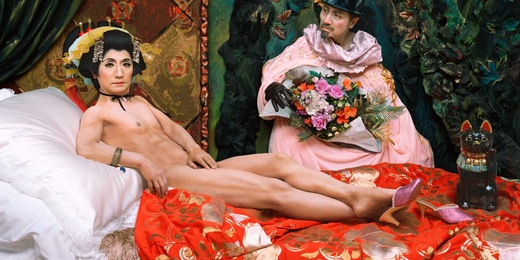 Yasumasa Morimura, Une moderne Olympia (2018) © Yasumasa Morimura; Courtesy of the artist and Luhring Augustine, New York